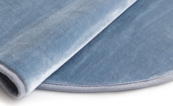 Kúpeľňový koberček Miami Viscose modrý kruh