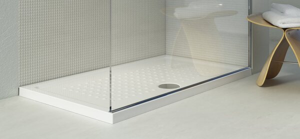 GSI GSI, Keramická sprchová vanička, obdĺžnik 100x70x4cm, biela ExtraGlaze, 47100711