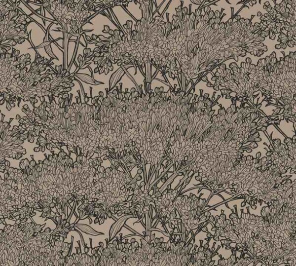 A.S. Création | Vliesová tapeta na stenu Absolutly Chic 36972-5 | 0,53 x 10,05 m | šedá, béžová, čierna
