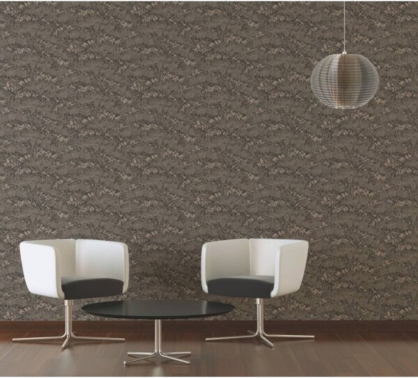 A.S. Création | Vliesová tapeta na stenu Absolutly Chic 36972-5 | 0,53 x 10,05 m | šedá, béžová, čierna
