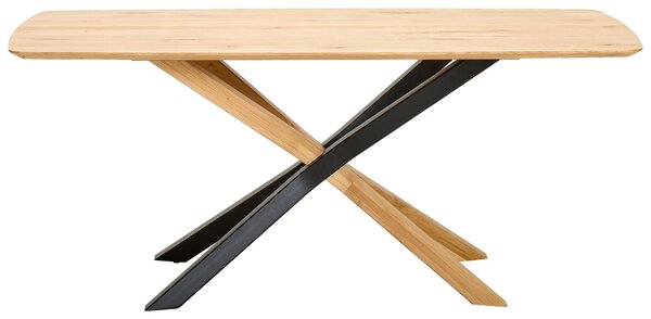 JEDÁLENSKÝ STÔL, dub, čierna, farba duba, 180/90/75 cm Linea Natura - Obývacie zostavy