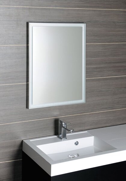 Sapho Sapho, LUMINAR LED podsvietené zrkadlo v ráme 600x800mm, chróm, NL557