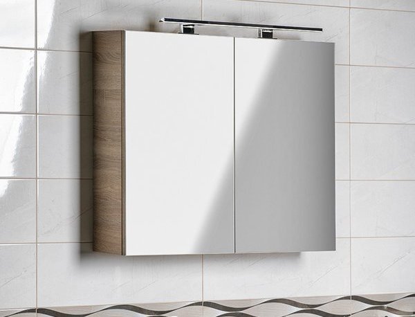 Aqualine Aqualine, VEGA galérka 80x70x18cm, biela, VG080