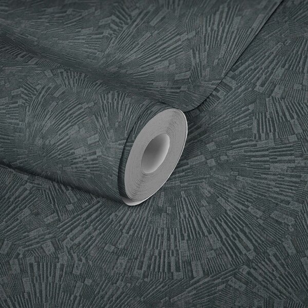 A.S. Création | Vliesová tapeta na stenu Titanium 3 38203-5 | 0,53 x 10,05 m | čierna, hnedá, šedá