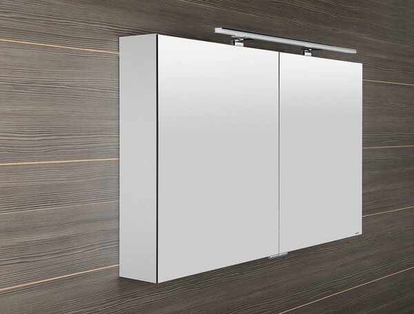 Sapho Sapho, MIRRÓ galérka s LED osvetlením, 90x70x16cm, biela, MC090-0030