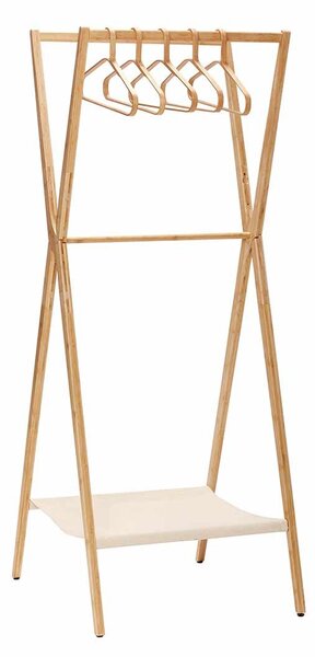 HÜBSCH Vešiak na oblečenie Bambus 66 × 71 × 170.2 cm