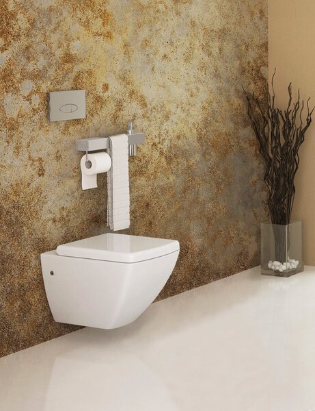 Isvea Isvea, SOLUZIONE WC sedátko, Soft Close, biela (Purity), 40S30700I