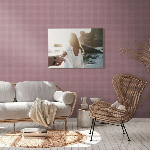 A.S. Création | Vliesová tapeta na stenu Natural Living 38664-5 | 0,53 x 10,05 m | fialová, ružová, vínová
