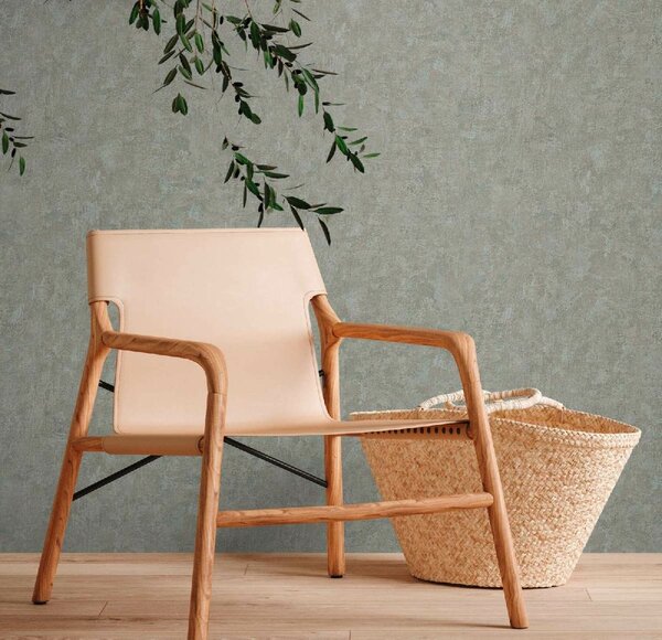 A.S. Création | Vliesová tapeta na stenu Natural Living 38639-1 | 0,53 x 10,05 m | tyrkysová, zelená, béžová