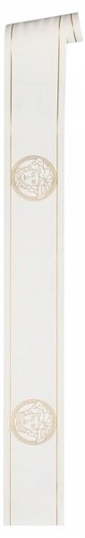 A.S. Création | Vliesová bordúra na stenu Versace 93522-3 | 13,3 cm x 5 m | biela, zlatá