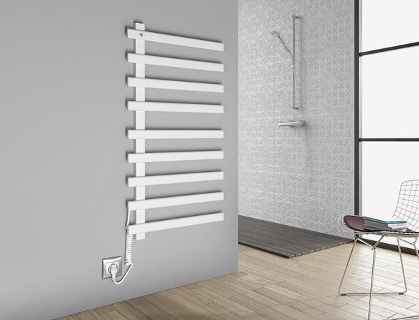 Sapho Sapho, ELCOR elektrický sušiak uterákov 480x520x50mm, 85W, čierna matná, EB530