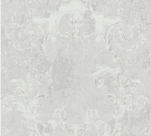 A.S. Création | Vliesová tapeta na stenu History of Art 37653-1 | 0,53 x 10,05 m | biela, šedá