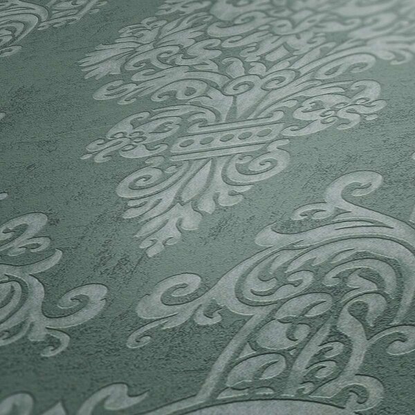 A.S. Création | Vliesová tapeta na stenu Pure Elegance 39765-1 | 0,53 x 10,05 m | zelená