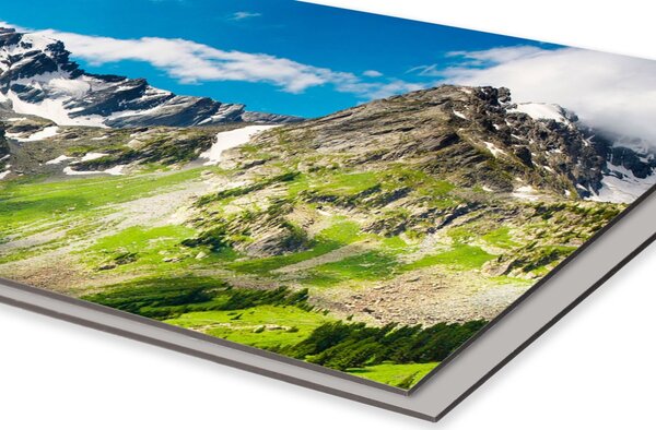 DIMEX | Dibond doska za kuchynskú linku | DBW-06040-033 Hory | 60 x 40 cm