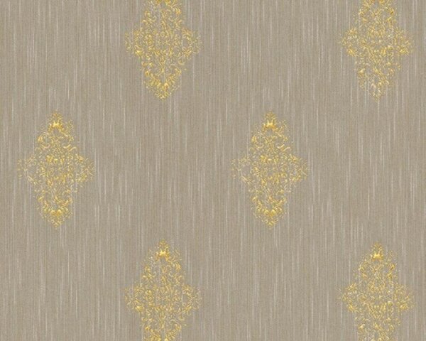 A.S. Création | Vliesová tapeta na stenu Luxury Wallpaper 31946-3 | 0,53 x 10,05 m | béžová, zlatá
