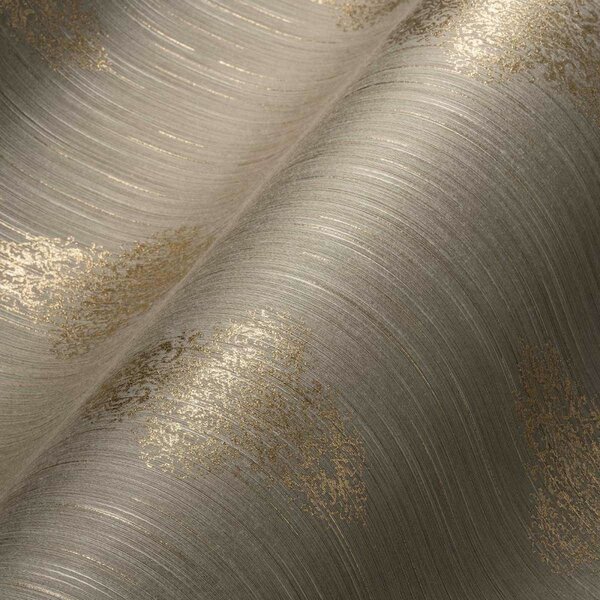 A.S. Création | Vliesová tapeta na stenu Luxury Wallpaper 31946-3 | 0,53 x 10,05 m | béžová, zlatá