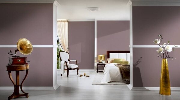 A.S. Création | Vliesová tapeta na stenu Versace 34327-7 | 0,70 x 10,05 m | fialová, metalická