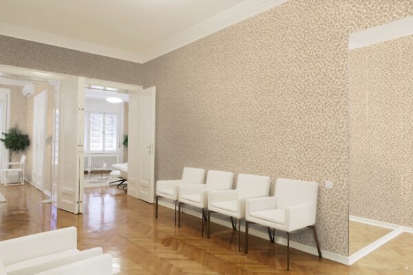 A.S. Création | Vliesová tapeta na stenu Versace 34902-1V | 0,70 x 10,05 m | metalická, hnedá, béžová