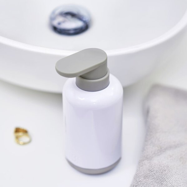Biely plastový dávkovač mydla 300 ml Duo – Joseph Joseph