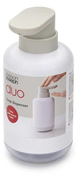 Biely plastový dávkovač mydla 300 ml Duo – Joseph Joseph