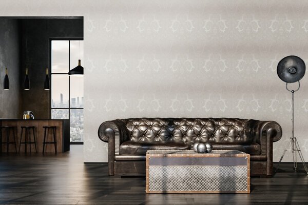 A.S. Création | Vliesová tapeta na stenu My Home My Spa 38708-4 | 0,53 x 10,05 m | šedá