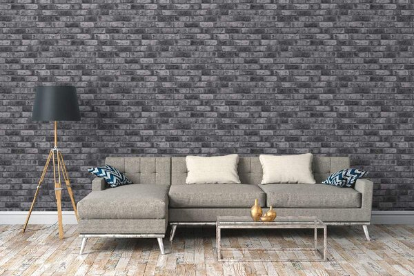 A.S. Création | Vliesová tapeta na stenu Black is Beautiful 38812-4 | 0,53 x 10,05 m | čierna, šedá