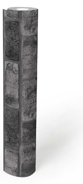 A.S. Création | Vliesová tapeta na stenu Black is Beautiful 38812-4 | 0,53 x 10,05 m | čierna, šedá