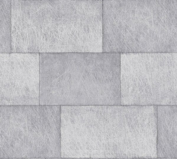 A.S. Création | Vliesová tapeta na stenu Titanium 3 38201-1 | 0,53 x 10,05 m | šedá