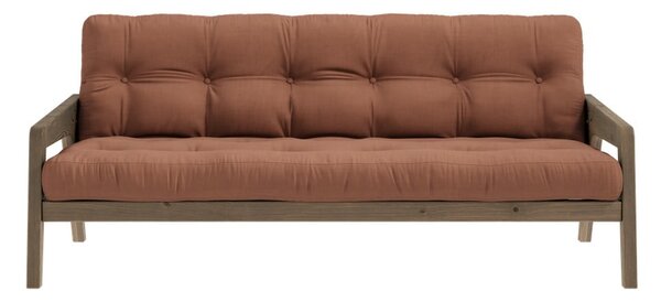 Oranžová rozkladacia pohovka 204 cm Grab - Karup Design