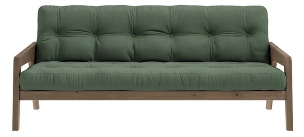 Zelená rozkladacia pohovka 204 cm Grab - Karup Design