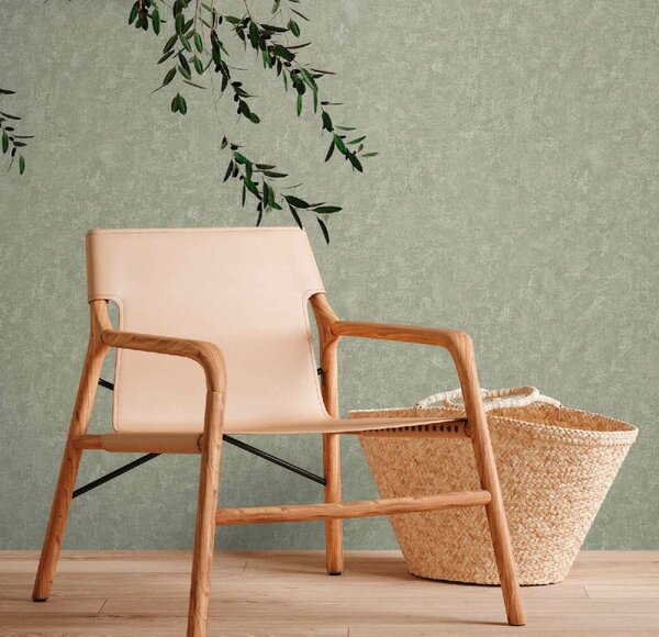 A.S. Création | Vliesová tapeta na stenu Natural Living 38639-2 | 0,53 x 10,05 m | zelená, béžová, krémová