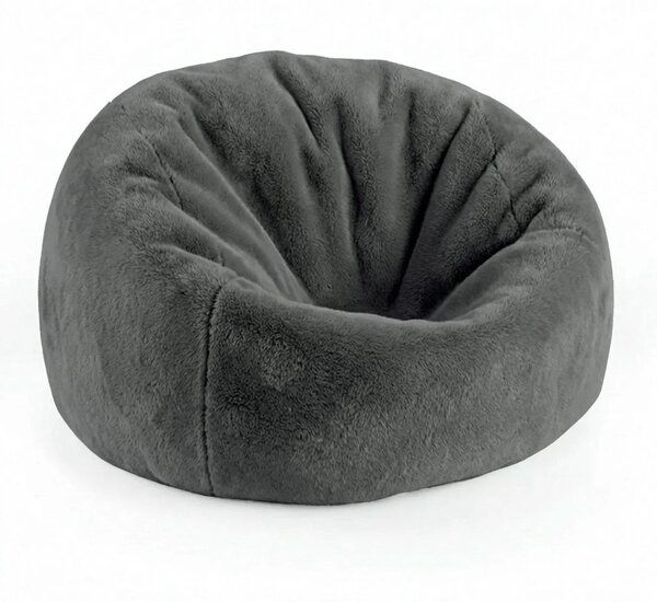 Sablio Sedací vak Cocoon SOFTY - Graphite - 75 x 45 x 35 cm