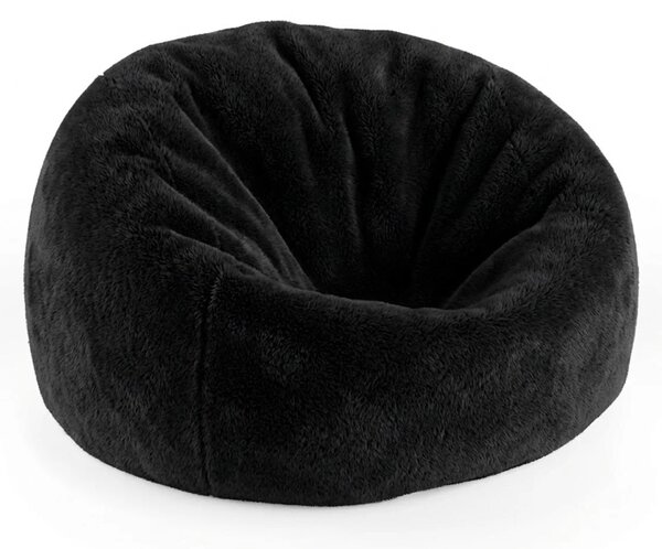 Sablio Sedací vak Cocoon SOFTY - Midnight Black - 75 x 45 x 35 cm
