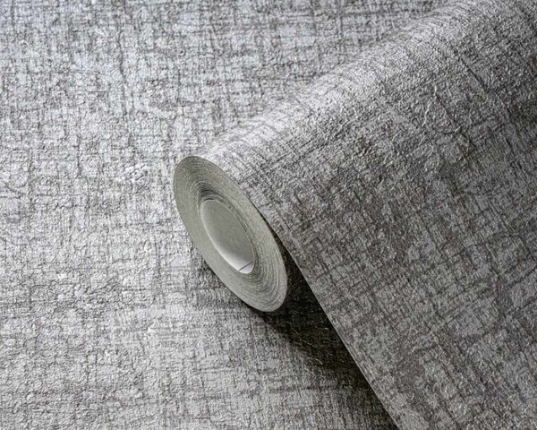 A.S. Création | Vliesová tapeta na stenu Smart Surfaces 39564-4 | 0,53 x 10,05 m | šedá