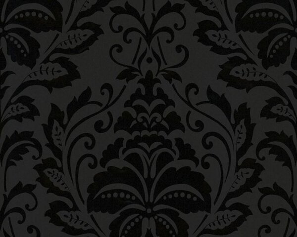 A.S. Création | Vliesová tapeta na stenu Black and White 2554-26 | 0,53 x 10,05 m | čierna