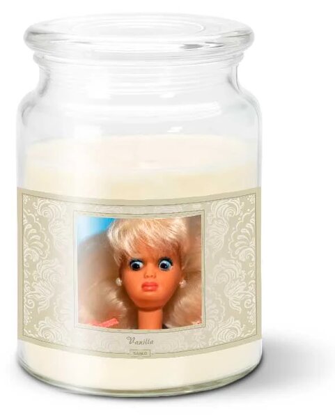 Sablio Sviečka WTF Barbie - Meme Barbie - 500 g