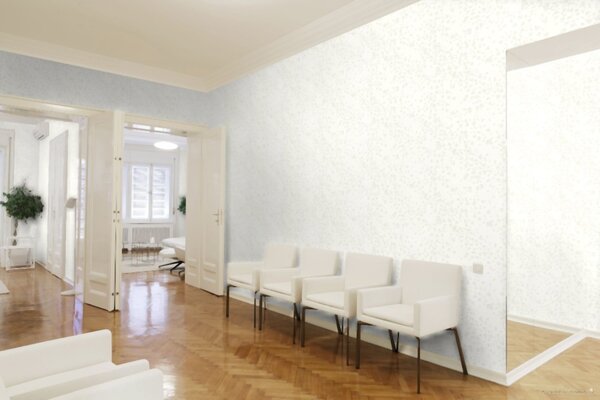A.S. Création | Vliesová tapeta na stenu Versace 93585-2V | 0,70 x 10,05 m | biela