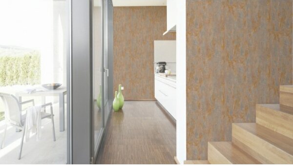 A.S. Création | Vliesová tapeta na stenu Havanna 32651-1 | 0,53 x 10,05 m | hnedá, čierna, medená
