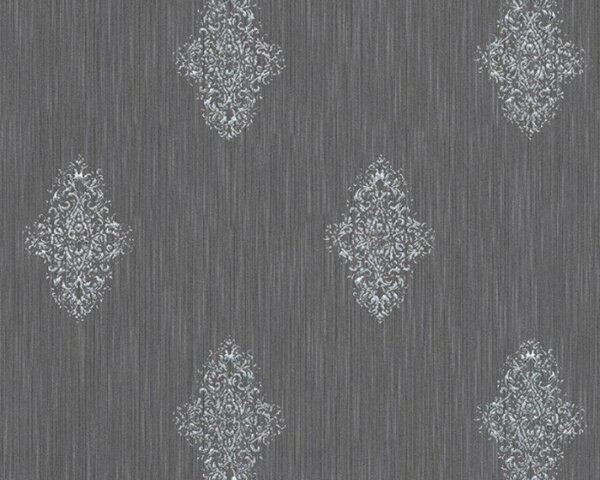 A.S. Création | Vliesová tapeta na stenu Luxury Wallpaper 31946-4 | 0,53 x 10,05 m | šedá, metalická