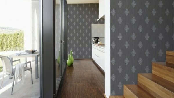 A.S. Création | Vliesová tapeta na stenu Luxury Wallpaper 31946-4 | 0,53 x 10,05 m | šedá, metalická