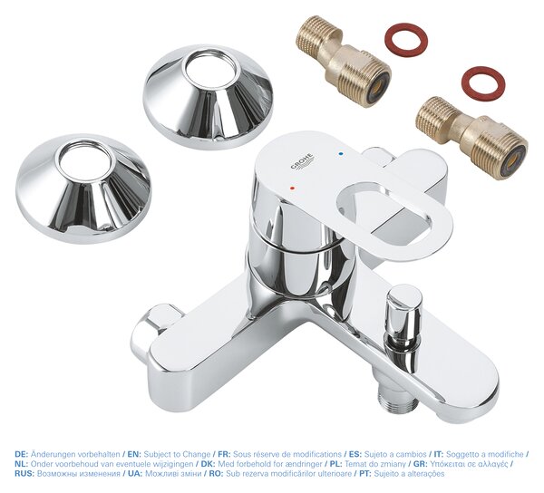 GROHE BauLoop - Páková vaňová batéria, chróm 23341000