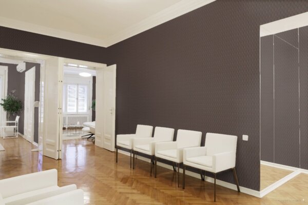 A.S. Création | Vliesová tapeta na stenu Pop Style 37484-2 | 0,53 x 10,05 m | medená, čierna, hnedá