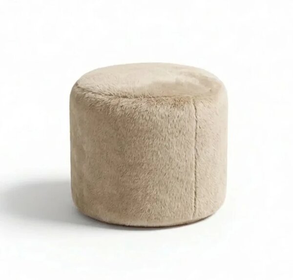 Sablio Taburetka Circle SOFTY - Sand - 38x48 cm