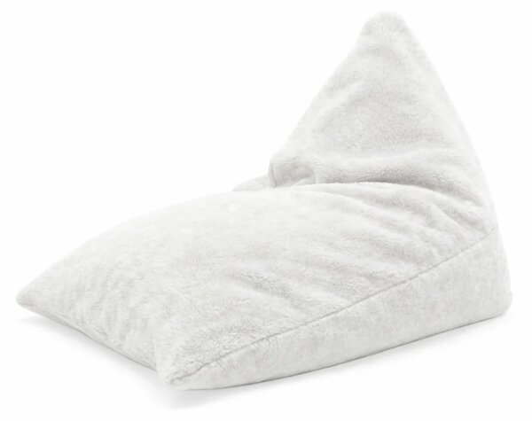 Sablio Sedací vak Triangel SOFTY - Cloud White - 120 x 100 x 100 cm