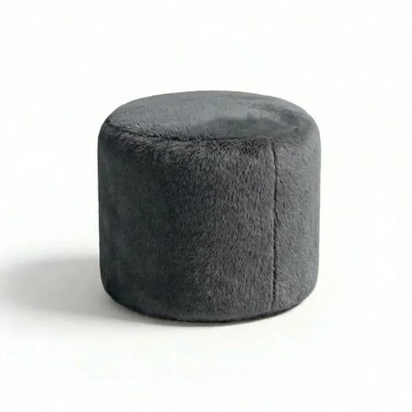 Sablio Taburetka Circle SOFTY - Graphite - 38x48 cm