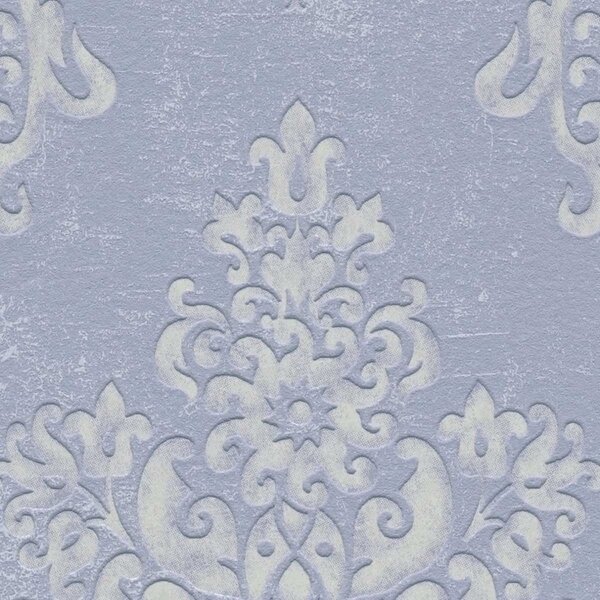 A.S. Création | Vliesová tapeta na stenu Pure Elegance 39765-2 | 0,53 x 10,05 m | modrá, biela