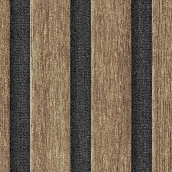 A.S. Création | Vliesová tapeta na stenu Elements 39109-8 | 0,53 x 10,05 m | hnedá, čierna
