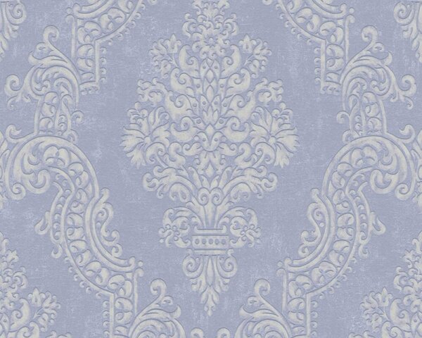 A.S. Création | Vliesová tapeta na stenu Pure Elegance 39765-2 | 0,53 x 10,05 m | modrá, biela