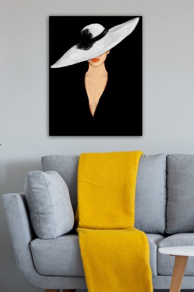 Wallity Obraz LETITTIA 50x70 cm čierna/biela