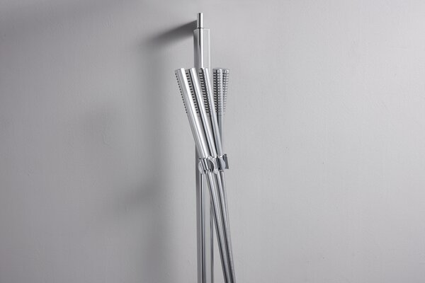 Hansgrohe Unica - Sprchová tyč S Puro 650 mm s ľahko posuvným držiakom a sprchovou hadicou, chróm 24402000